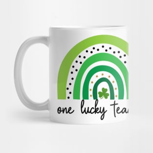 One Lucky Shamrock Teacher St Patrick’s Day Appreciation Mug